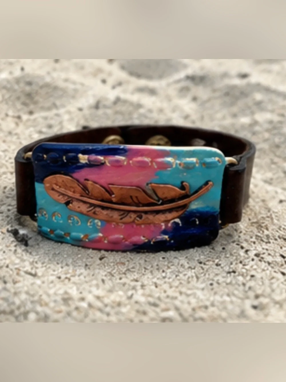 Caligirl leather bracelet
